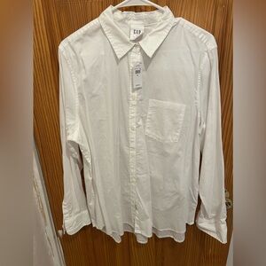 Gap classic white button down.